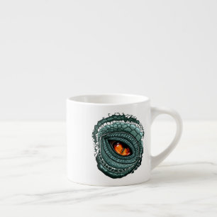 Taza De Espresso Ojo de depredador reptil primitivo