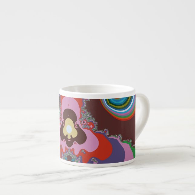 Taza De Espresso Ojos psicodélicos (Derecha)
