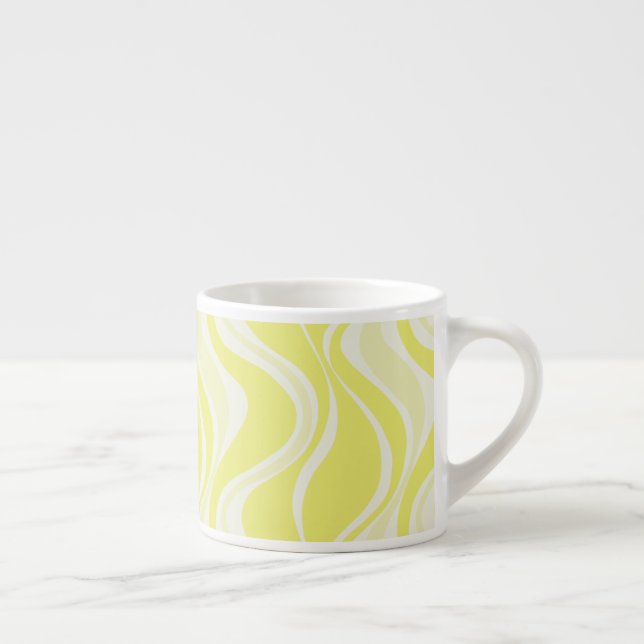 Taza de Espresso Olas Amarillas (Derecha)