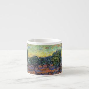 Taza De Espresso Olivar de Vincent Van Gogh Impresionismo Arte