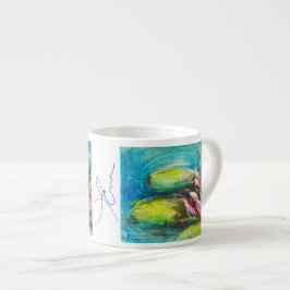 Taza De Espresso Ondes de calme fleuries