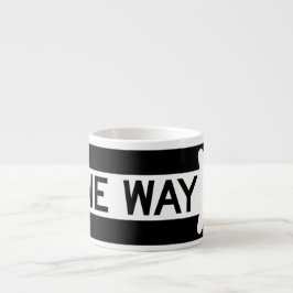 Taza De Espresso One way sign