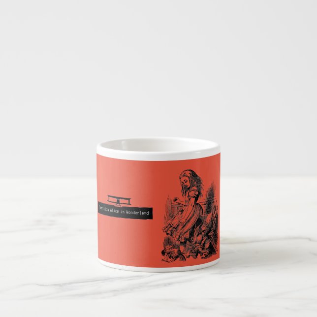 Taza De Espresso Operation Alice in Wonderland Alice im Wunderland (Frente)