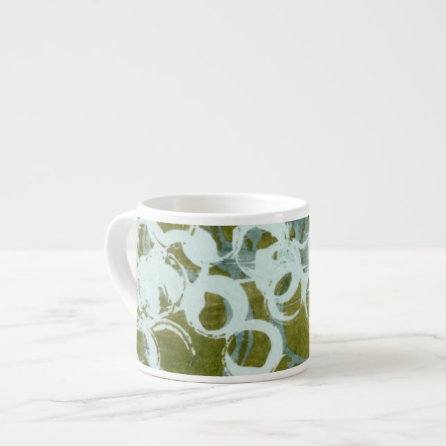 Taza De Espresso Orbes verdes I (Izquierda)