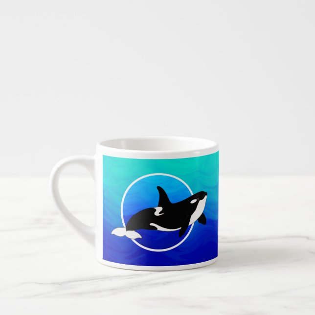 Taza de espresso Orca personalizada (Izquierda)