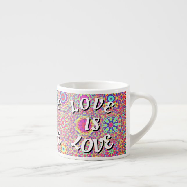 Taza De Espresso Orgullo Love Is Love  (Derecha)