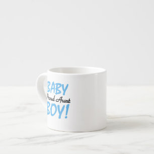 Taza De Espresso Orgullosa tía Baby Boy camisetas y regalos
