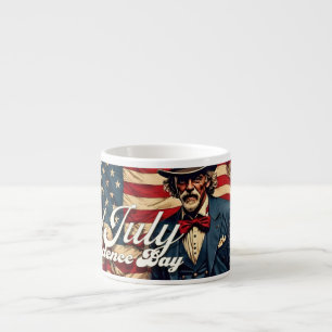 Taza De Espresso Orgulloso Alma del 4 de julio