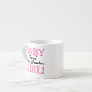 Taza De Espresso Orgullosos regalos de la Gran Abuela Niña