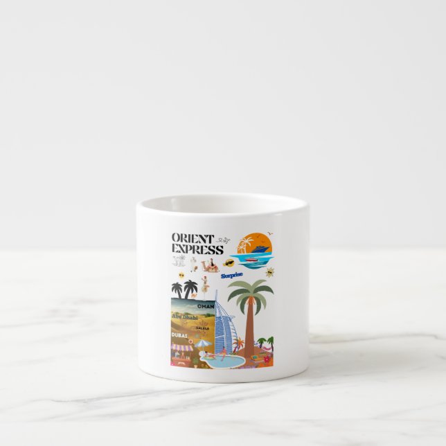 TAZA DE ESPRESSO ORIENT EXPRESS (Frente)