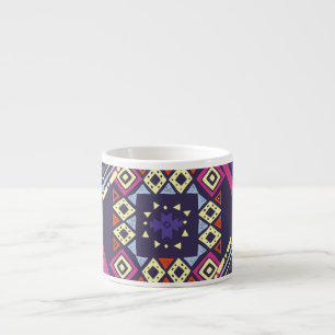 Taza De Espresso Origen geométrico primitivo, étnico tribal.
