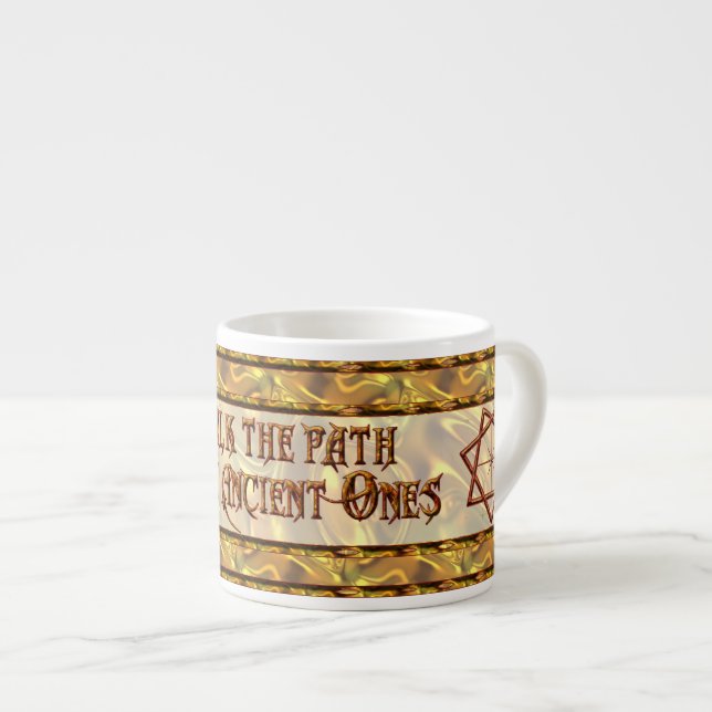 Taza De Espresso Oro Septagram (Derecha)