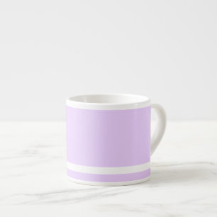 Taza De Espresso Orquídea Fuerte De Café Con Banda Blanca
