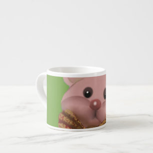 Taza De Espresso osito con cinta