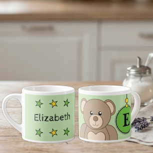Taza De Espresso Osito de peluche lindo tamaño infantil