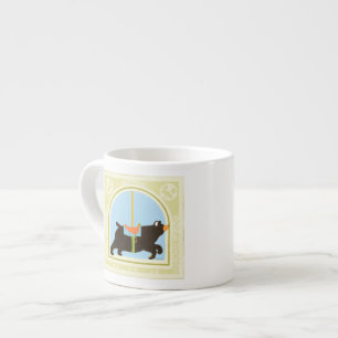 Taza De Espresso Oso carrusel de junio Erica Vess