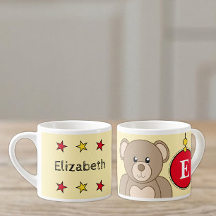 Taza De Espresso Oso de peluche lindo tamaño niño