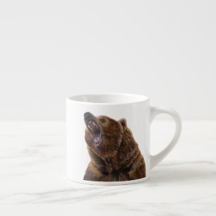Taza De Espresso Oso pardo - Pintura en acrílico