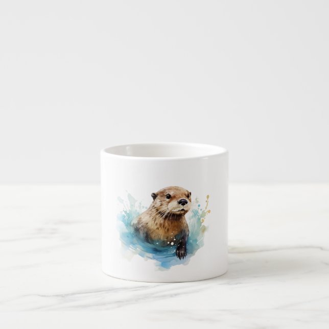 Taza De Espresso Otter (Frente)
