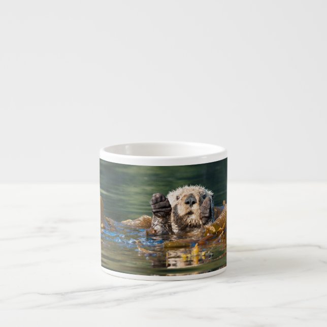 Taza De Espresso Otter Sea Otter (Frente)