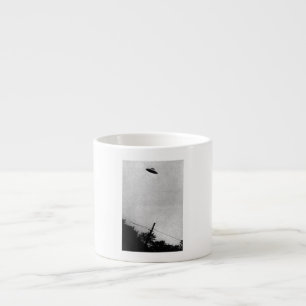 Taza De Espresso OVNI Extraterrestre Nave Espacial Alto Secreto