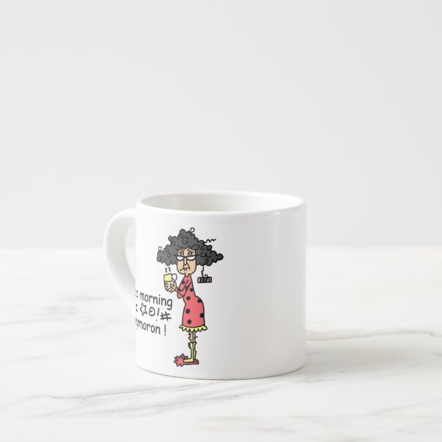 Taza De Espresso Oxymoron de la buena mañana (Izquierda)