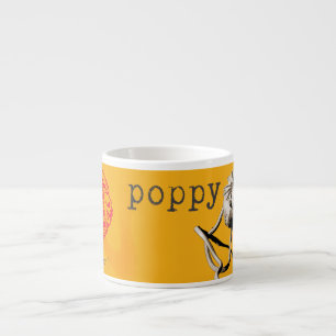 Taza De Espresso P es para amapola
