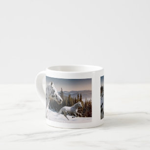 Taza De Espresso País de las maravillas del invierno