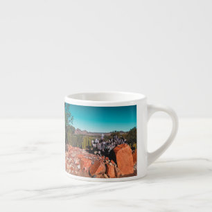 Taza De Espresso Paisaje del desierto de África Naturaleza Cactus P