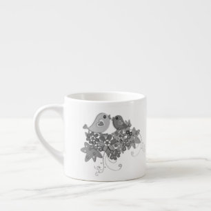 Taza De Espresso Pájaros, vidrio
