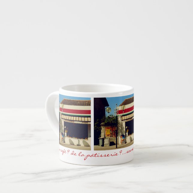 Taza De Espresso Panadería de aldeas francesas (Izquierda)