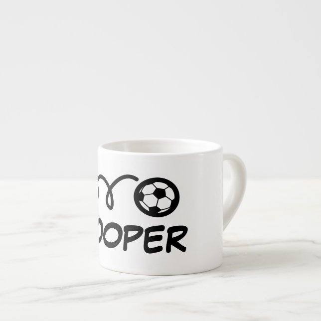 Taza De Espresso Pandilla personalizada de niños pequeños con una l (Derecha)