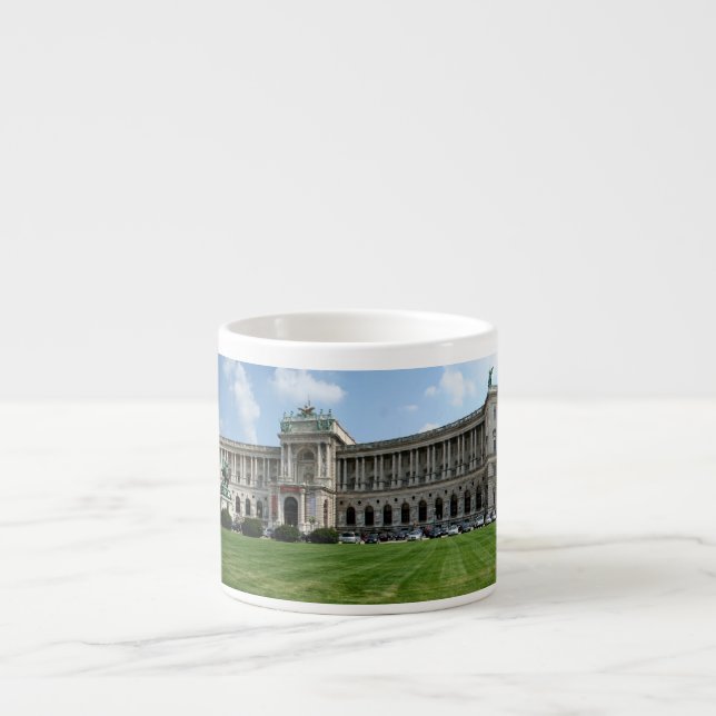 Taza De Espresso Panorama de Hofburg (Frente)
