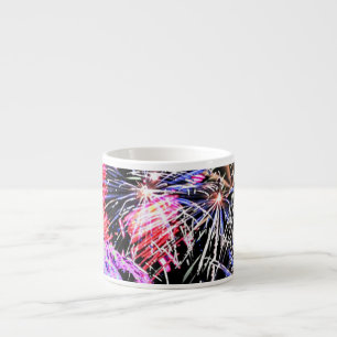 Taza De Espresso Pantalla de fuegos artificiales Espresso Mug