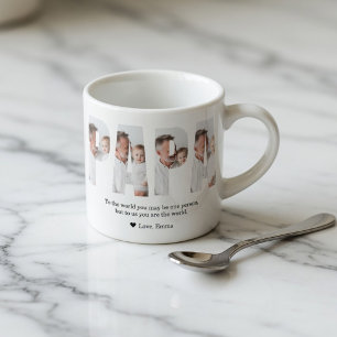 Taza De Espresso Papá Personalizado Regalo de Foto Personalizado