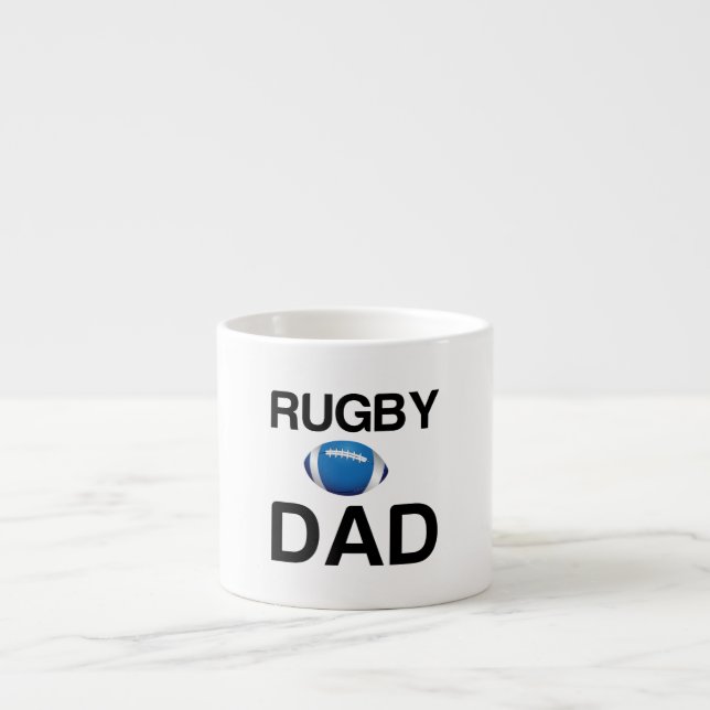 TAZA DE ESPRESSO PAPÁ RUGBY (Frente)