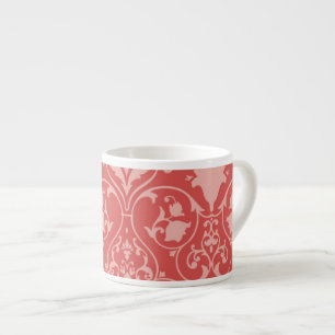 Taza De Espresso Papel pintado antiguo 2 de la voluta