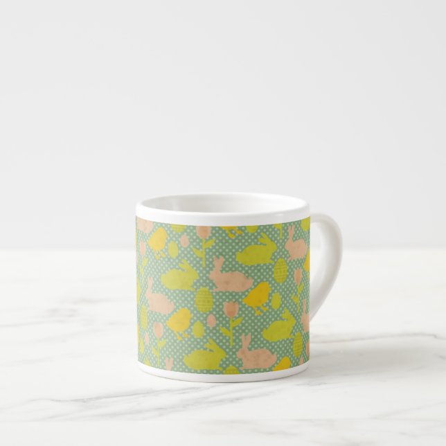 Taza De Espresso Papel pintado de Pascua (Derecha)