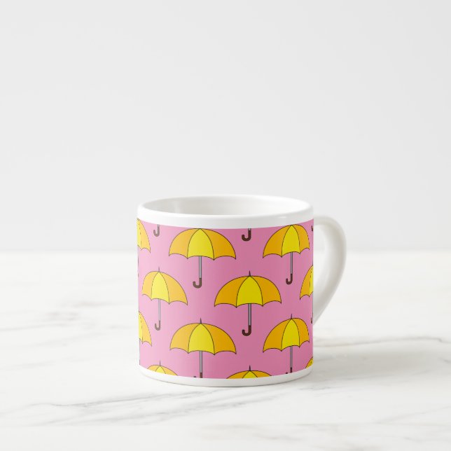Taza De Espresso Paraguas amarillo (Derecha)
