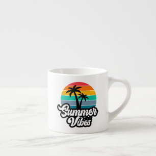 Taza De Espresso Paraíso de las vibraciones de verano-32922