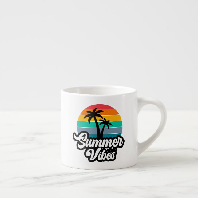 Taza De Espresso Paraíso de las vibraciones de verano-32922 (Derecha)