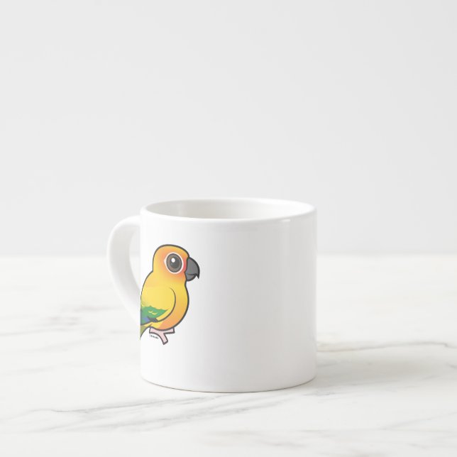 Taza De Espresso Parakeet de Birdorable Sun (Izquierda)