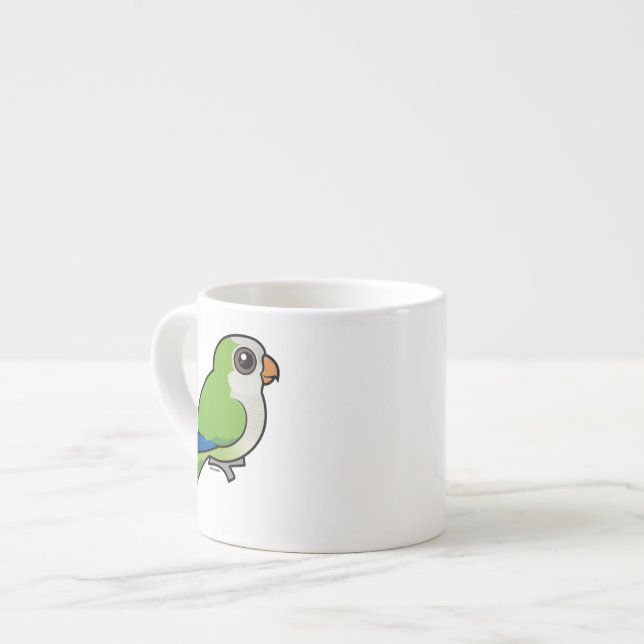 Taza De Espresso Parakeet del monje (Izquierda)