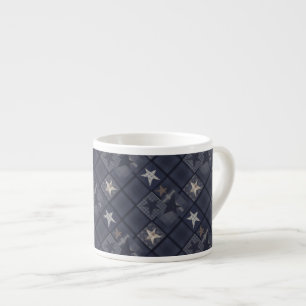 Taza De Espresso Parche azul