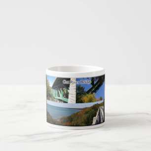 Taza De Espresso Paro espresso del puente de río Cut
