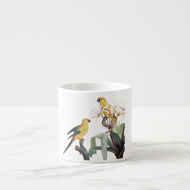 Taza De Espresso Parroquia botánica clásica (Frente)