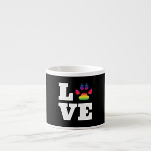 Taza De Espresso Pasta arcoiris
