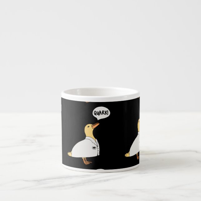 Taza De Espresso Pato de física (Frente)