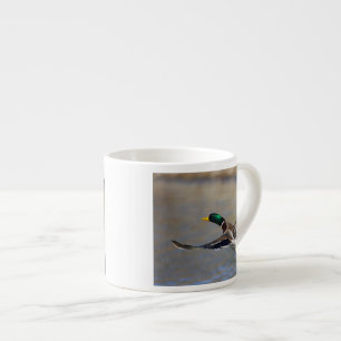 Taza De Espresso pato en vuelo
