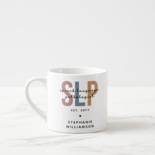 Taza De Espresso Patólogo del lenguaje del lenguaje del lenguaje de